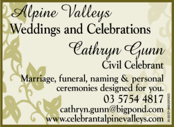 Alpine Valleys Weddings and Celebrations