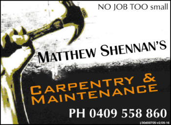 Matthew Shennan Carpentry and Maintenance