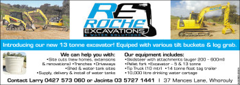 Roche Excavations & Water Solutions – Water Cartage & Excavating