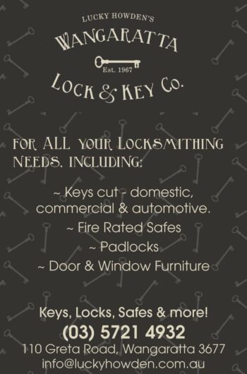 Lucky Howden’s Wangaratta Lock & Key Co.