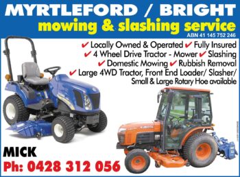 Myrtleford/Bright Mowing & Slashing Service